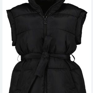 NOIZE Charlie Belted Puffer Vest